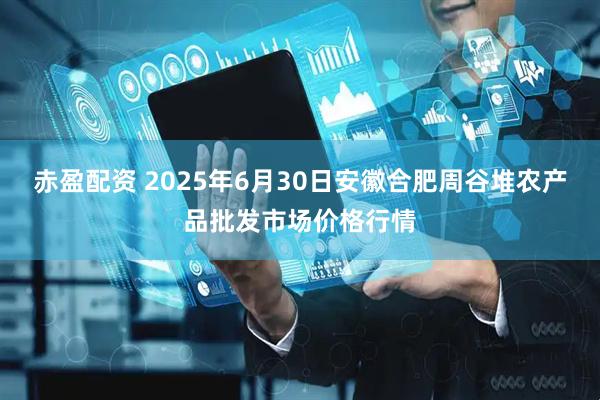 赤盈配资 2025年6月30日安徽合肥周谷堆农产品批发市场价格行情